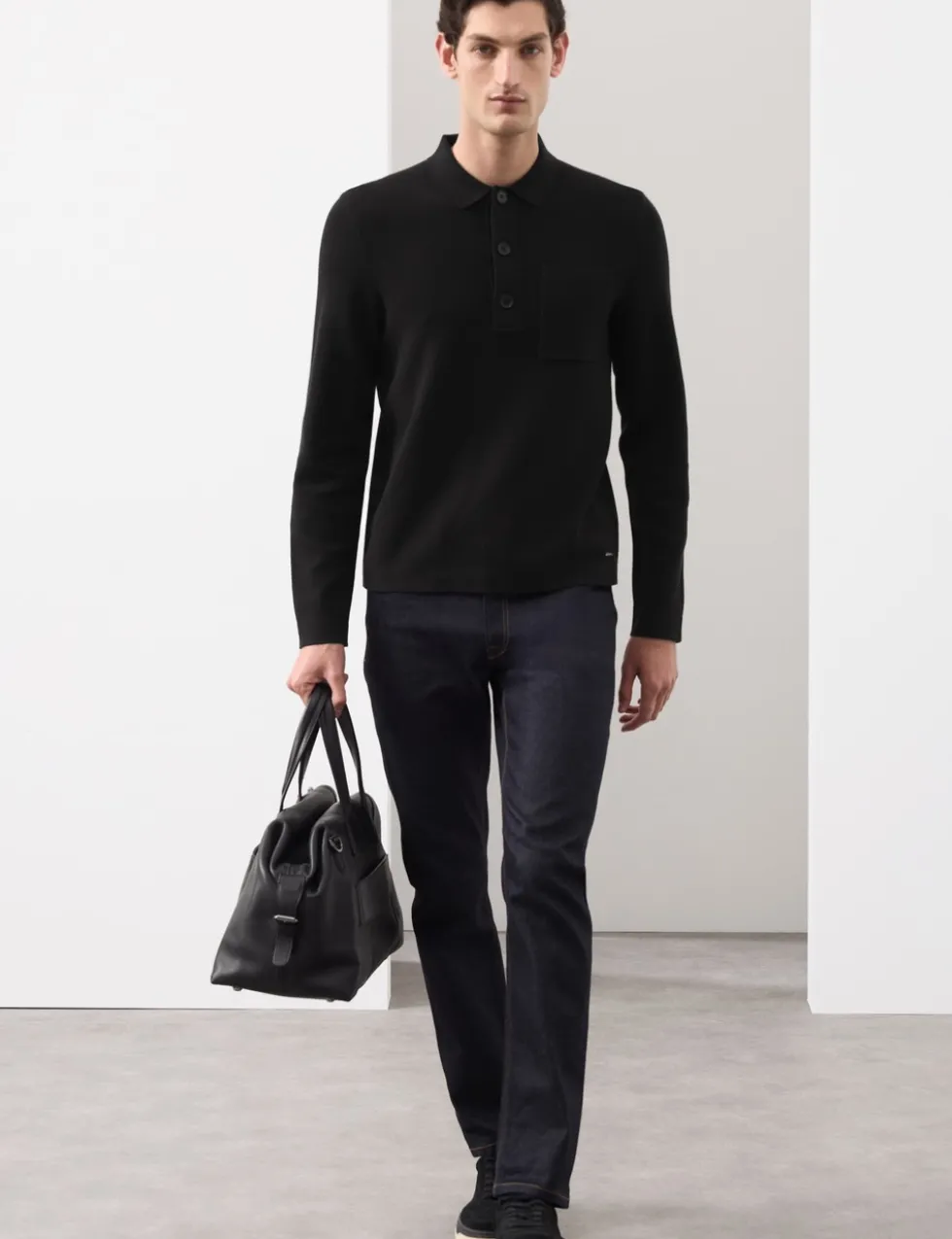 Knitted Polo Shirt