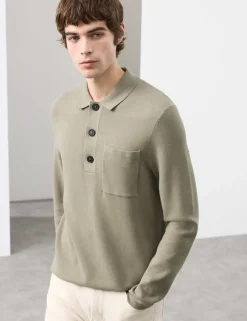 Knitted Polo Shirt