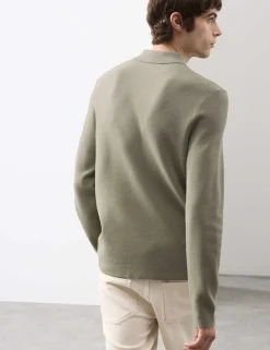 Knitted Polo Shirt