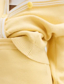 Knitted Relaxed Fit V Neck Cardigan