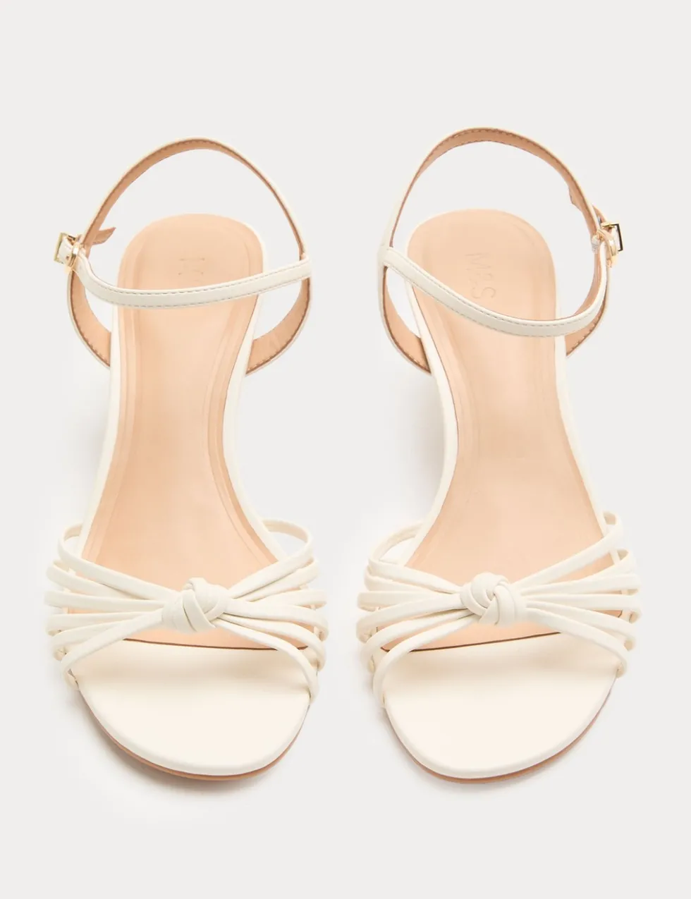 Knot Strappy Stiletto Heel Sandals