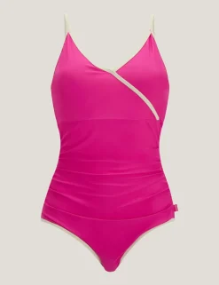 Kyra Padded Ruched Wrap Swimsuit