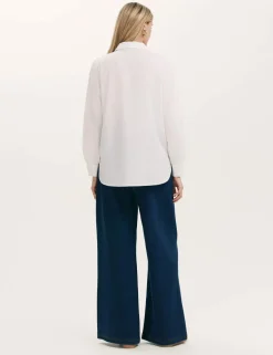 Lace Detail Cotton Shirt