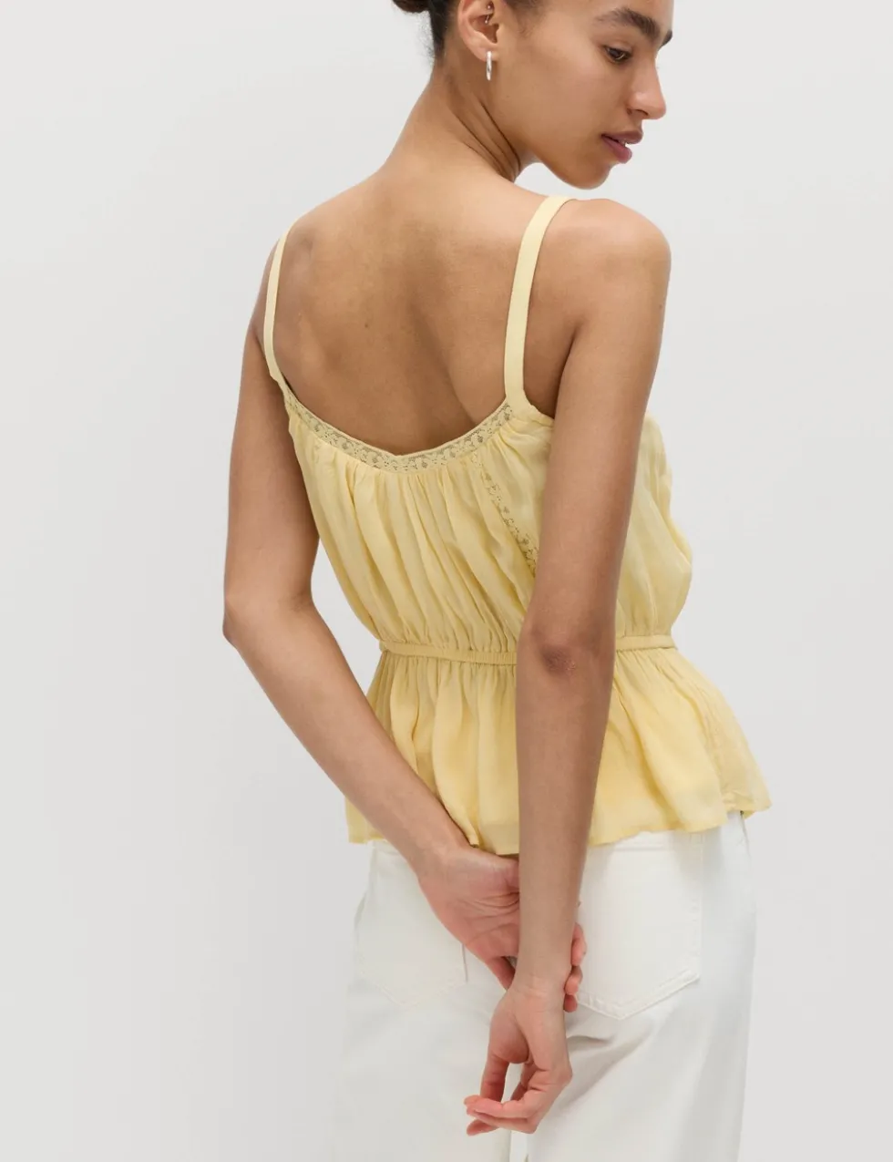 Lace Insert Cami Top