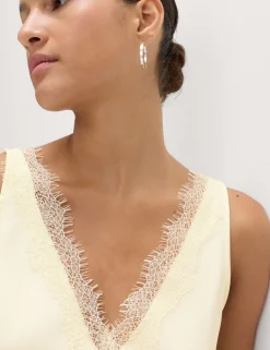 Lace Insert Cami Top