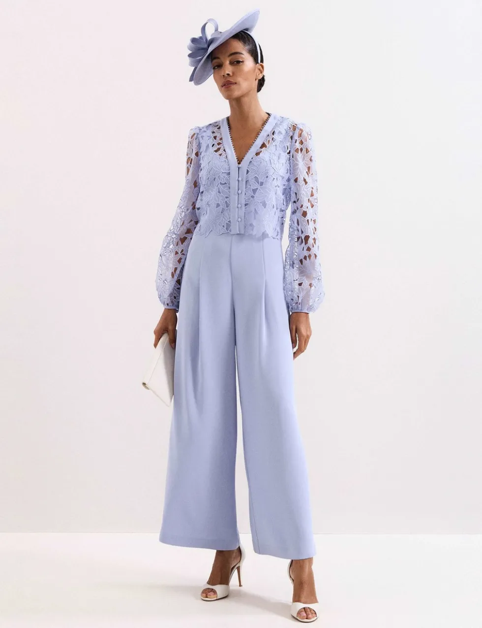 Lace Long Sleeve Jumpsuit