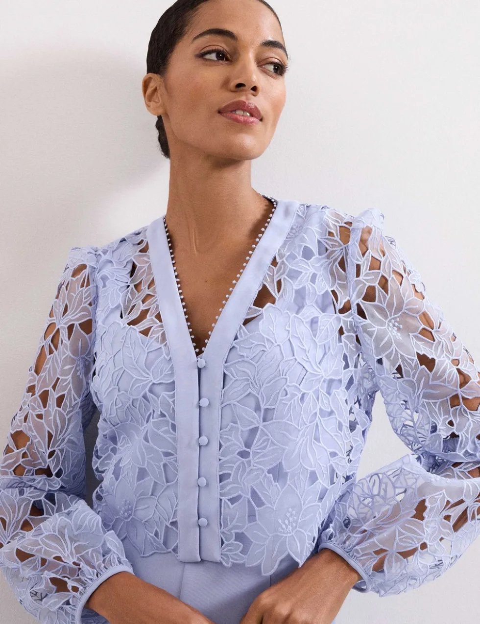 Lace Long Sleeve Jumpsuit