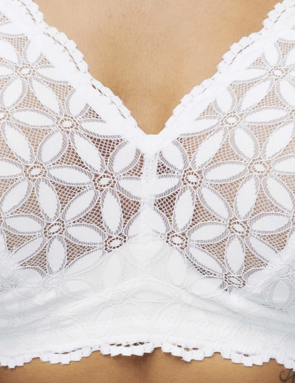Lace Non-Padded Bralette F-H