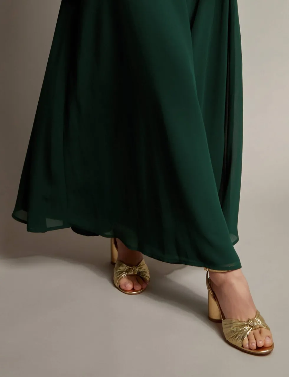 Lace Round Neck Maxi Dress