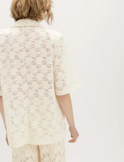 Lace Short Sleeve Jacket
