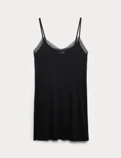 Lace Trim Chemise