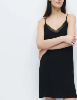 Lace Trim Chemise