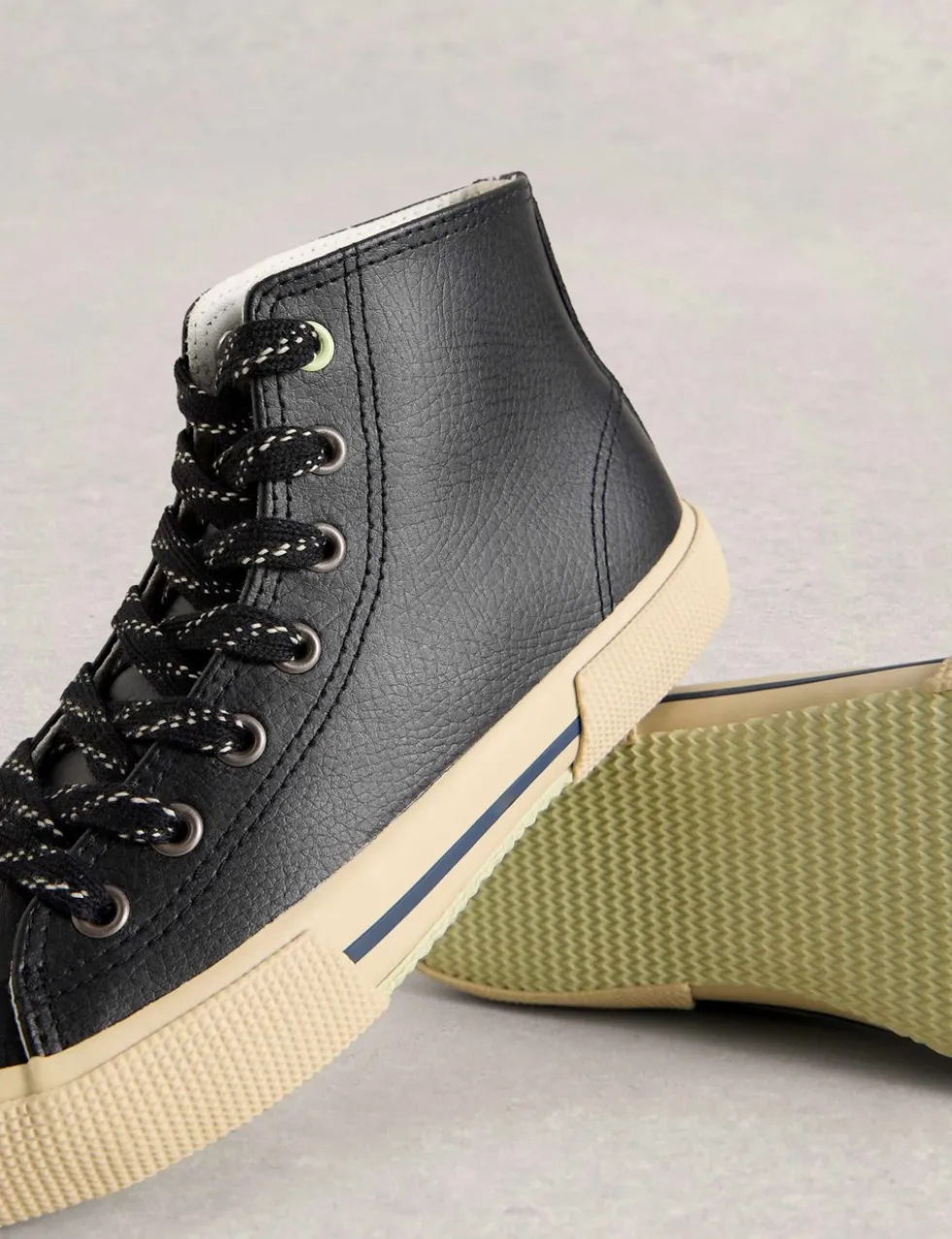 Lace Up High Top Trainers