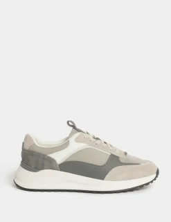 Lace Up Mesh Runner Trainers