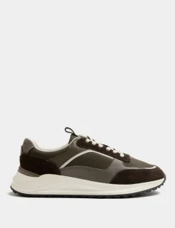 Lace Up Mesh Runner Trainers