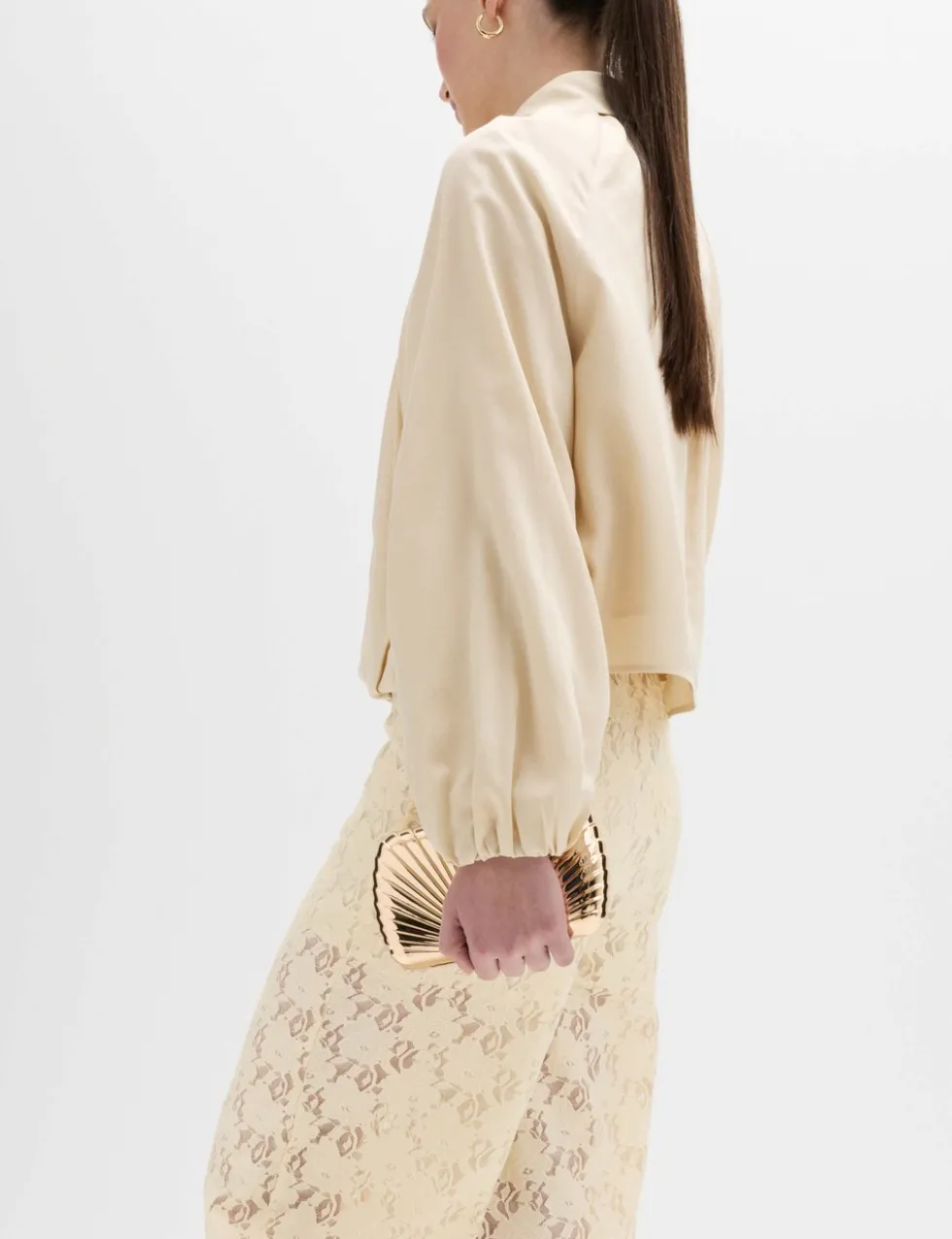 Lace Wide Leg Trousers