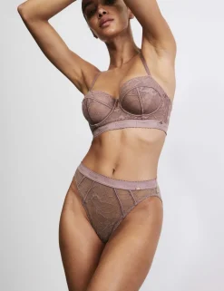 Lacewear High Waisted High Leg Knickers
