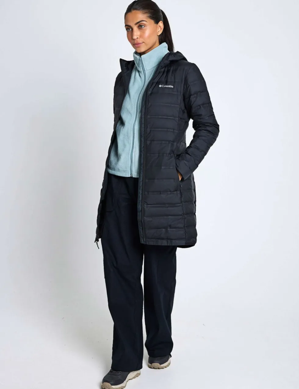 Lake 22 II Down Long Hooded Puffer Jacket