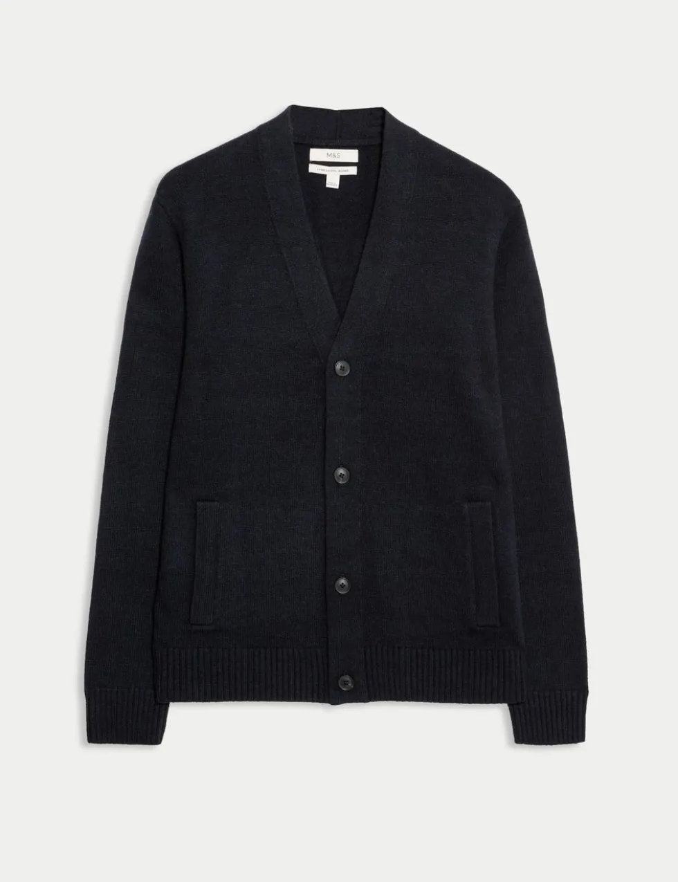 Lambswool Blend V-Neck Cardigan