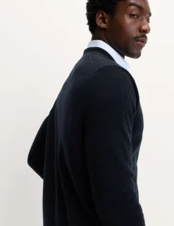 Lambswool Blend V-Neck Cardigan