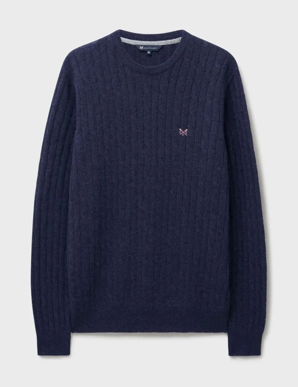 Lambswool Rich Cable Crew Neck Jumper