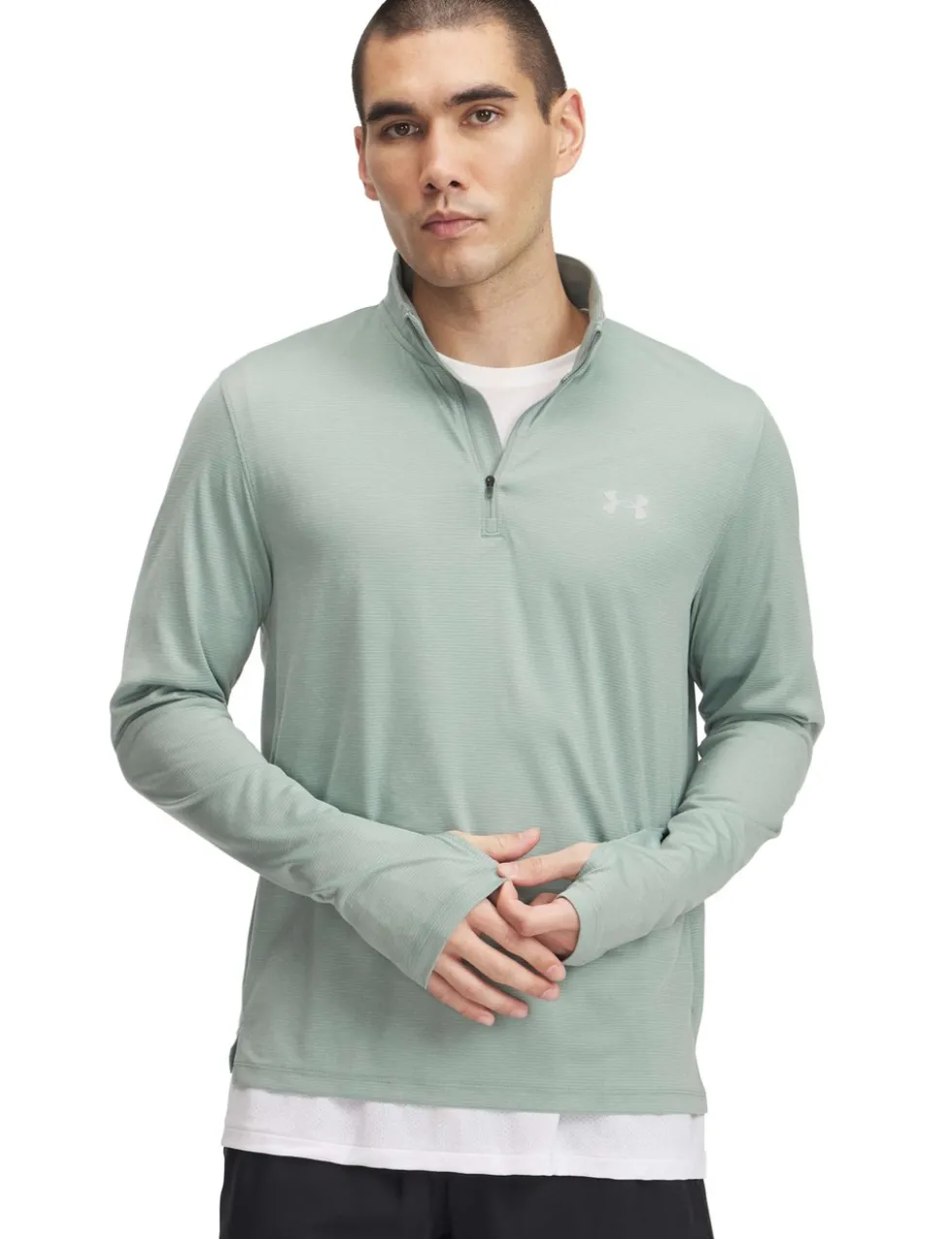 Launch Funnel Neck Half Zip Sweatshirt