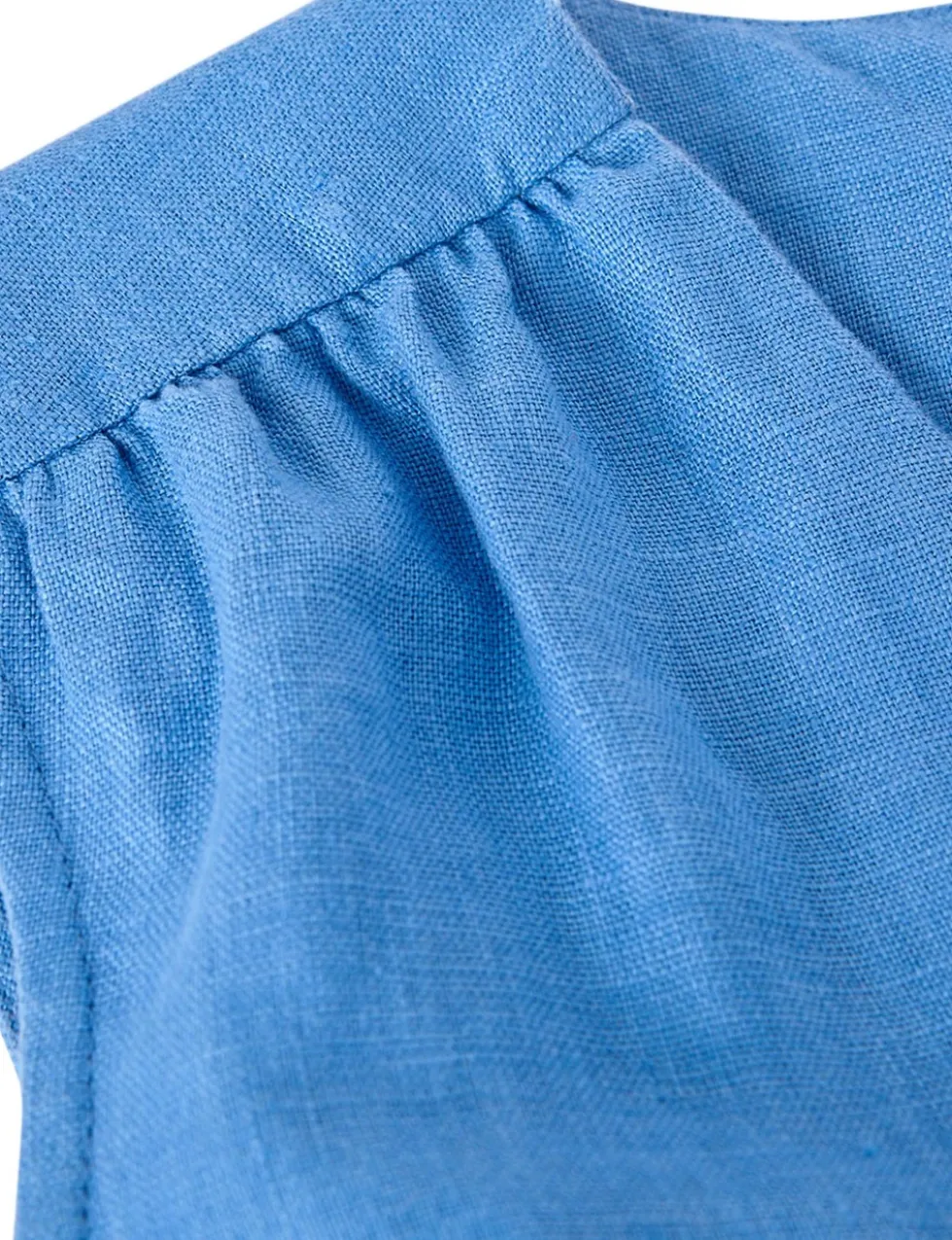 Laura Pure Linen Button Through Tank Top