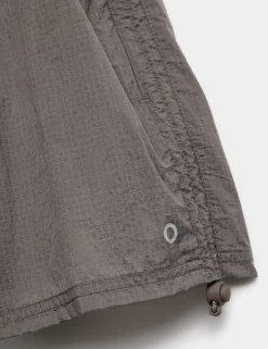 Layered Ruched Running Shorts