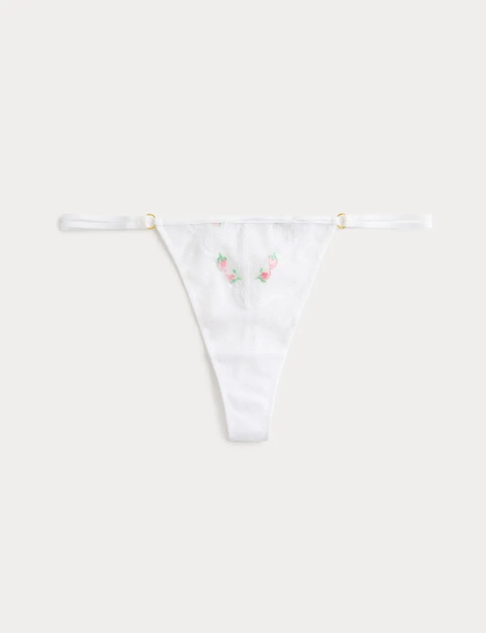 Leah Embroidery Thong