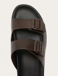 Leather 2 Strap Sandals