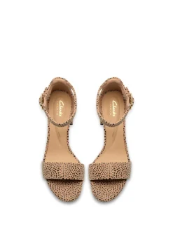Leather Ankle Strap Block Heel Sandals