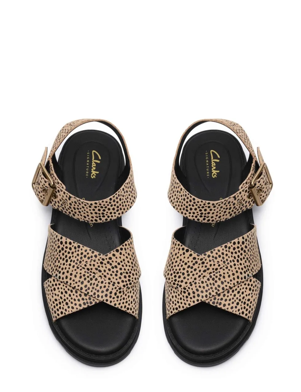 Leather Ankle Strap Platform Sandals