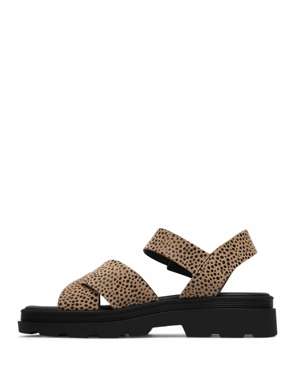Leather Ankle Strap Platform Sandals