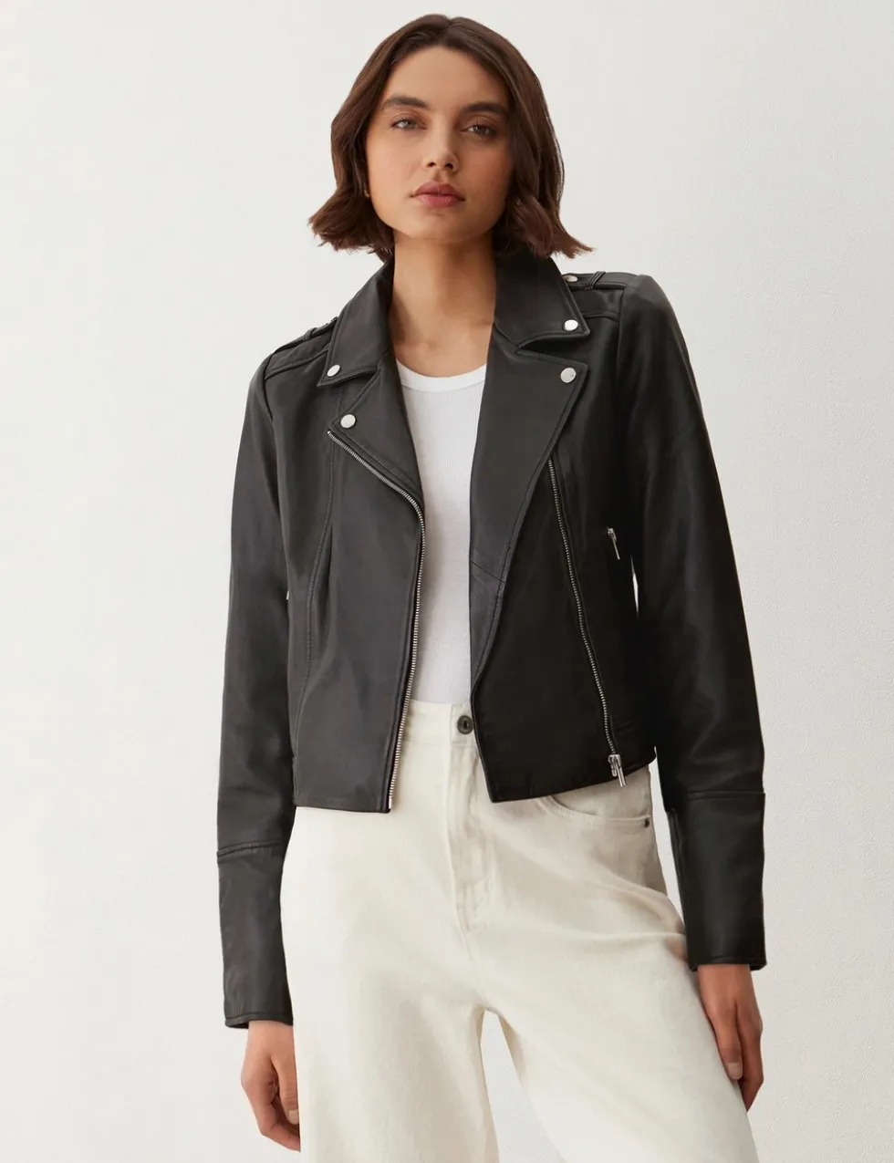 Leather Biker Jacket