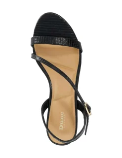 Leather Block Heel Sandals