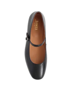 Leather Buckle Flat Pumps