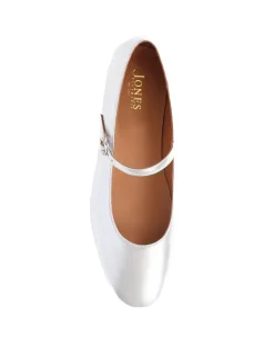Leather Buckle Flat Pumps