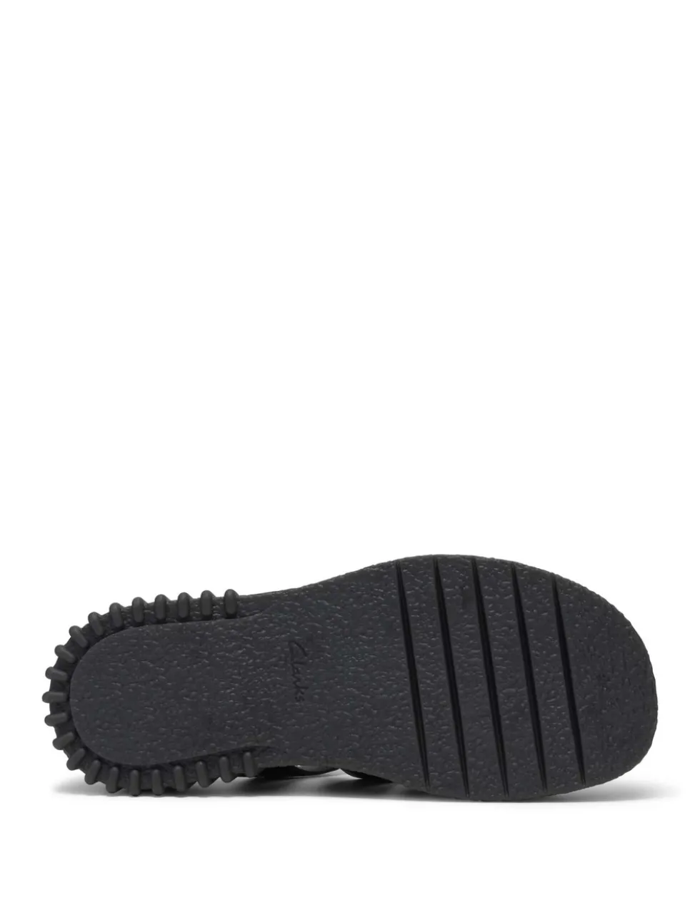 Leather Buckle Platform Slingback Sandals
