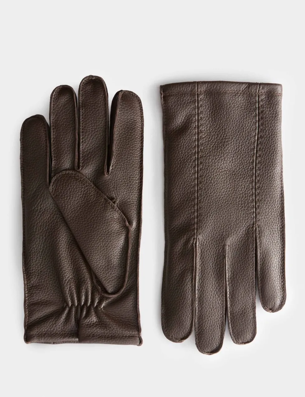 Leather Cashmere Lined Gloves