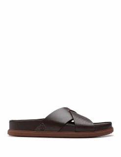 Leather Crossover Sliders