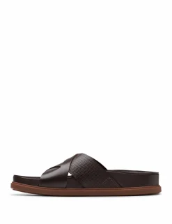 Leather Crossover Sliders