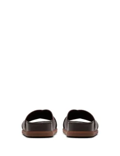 Leather Crossover Sliders