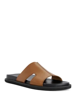 Leather Cut Out Sandals
