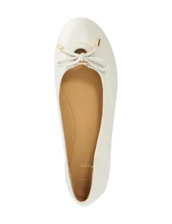 Leather Flat Ballet Pumps