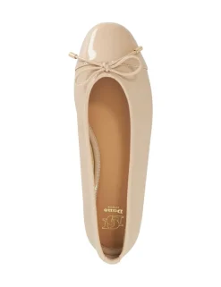 Leather Flat Ballet Pumps