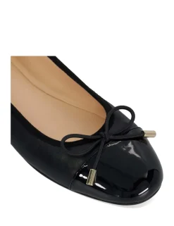 Leather Flat Ballet Pumps