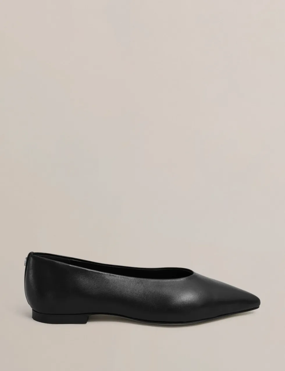 Leather Flat Pointed Ballet Pumps