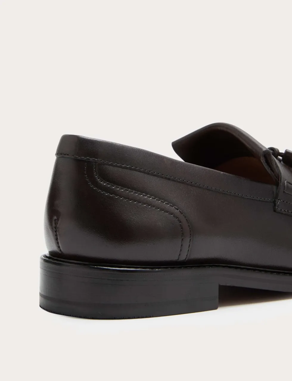Leather Fringed Loafers