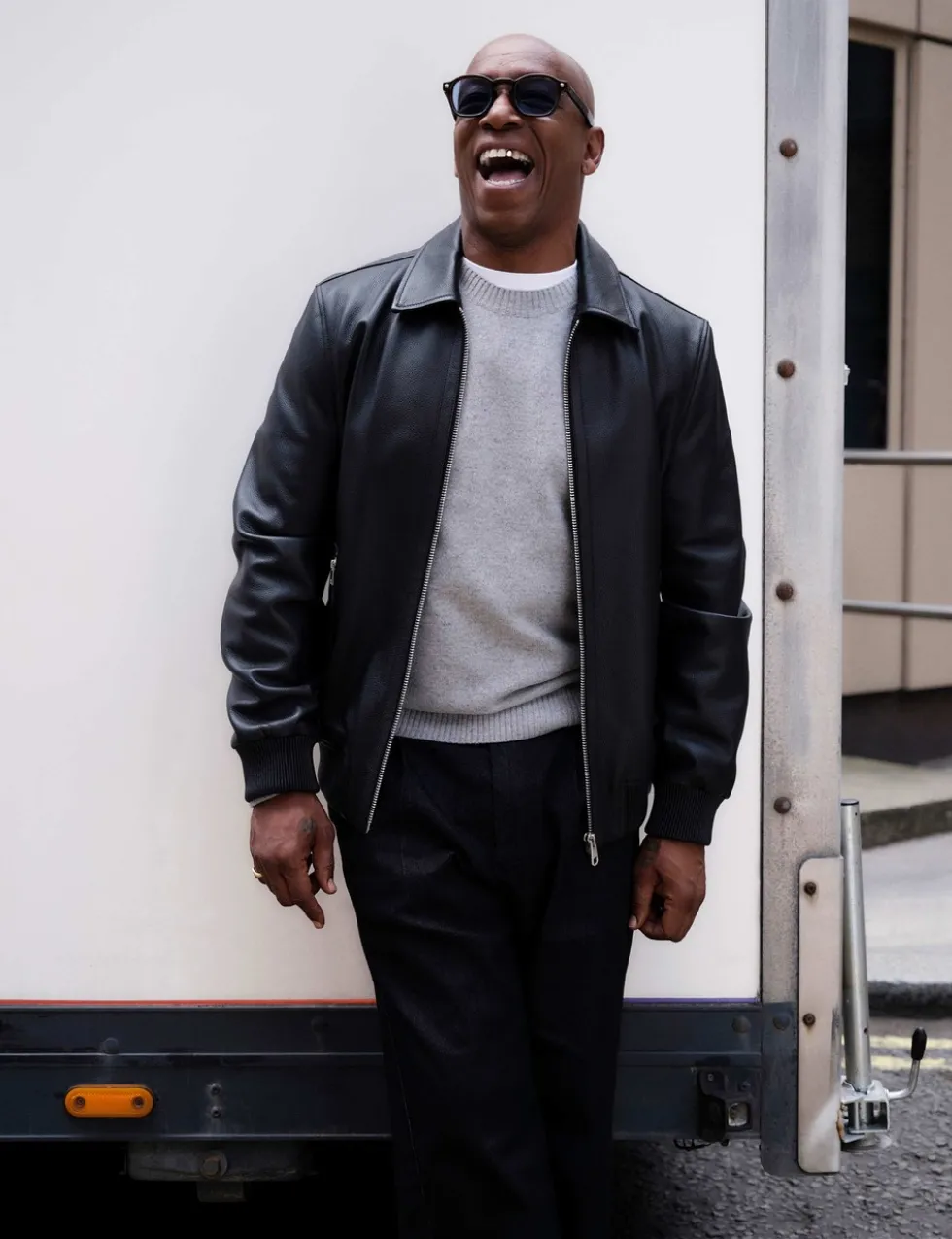 Leather Harrington Jacket