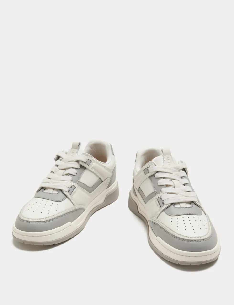 Leather High Profile Lace Up Trainers